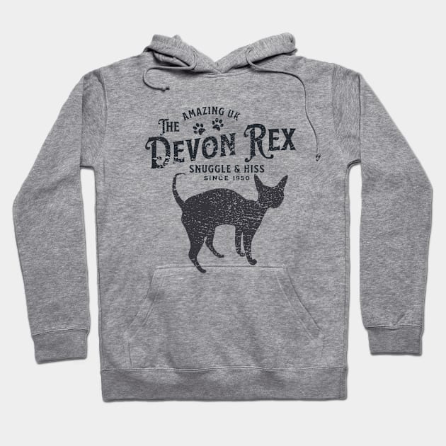 Devon Rex Cat Lover Hoodie by Nice Surprise